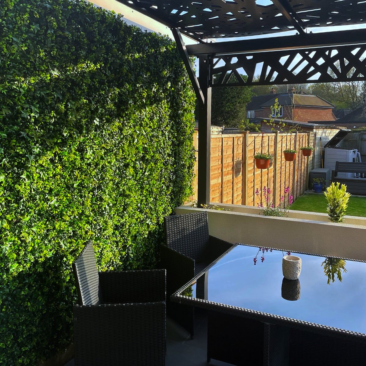 Premium Artificial Ivy Green Living Wall Panel 50 x 50cm – Premier Netting