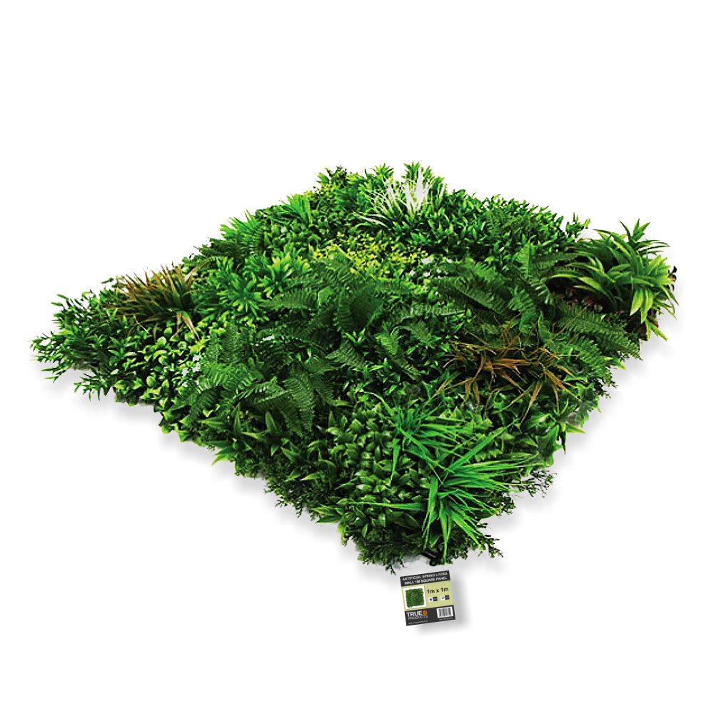 Premium Artificial Spring Green Living Wall Panel 1m x 1m