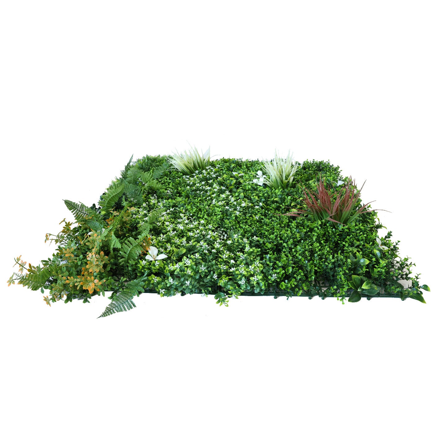 Premium Artificial Meadow Green Living Wall Panel 1m x 1m